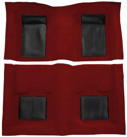 1969 Ford Mustang Mach I w/ 4 Black Ins w/o Shift Cut FB Nylon Molded Replacement Carpet Kit - 2-Piece - product details imag