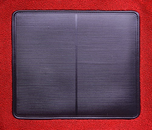 1969 Ford Mustang Mach I w/ 4 Black Ins w/o Shift Cut FB Nylon Molded Replacement Carpet Kit - 2-Piece - product details imag