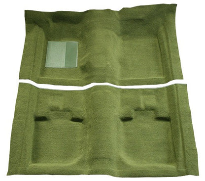 1971-1973 Ford Mustang Convertible without Shifter Cut Nylon Molded Replacement Carpet Kit - 2-Piece - product details image 