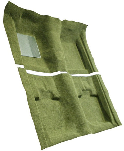 1971-1973 Ford Mustang Convertible without Shifter Cut Nylon Molded Replacement Carpet Kit - 2-Piece - product details image 