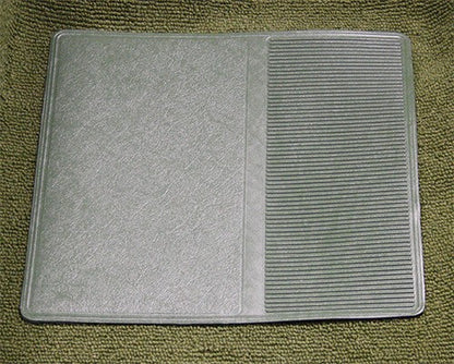 1971-1973 Ford Mustang Convertible without Shifter Cut Nylon Molded Replacement Carpet Kit - 2-Piece - product details image 