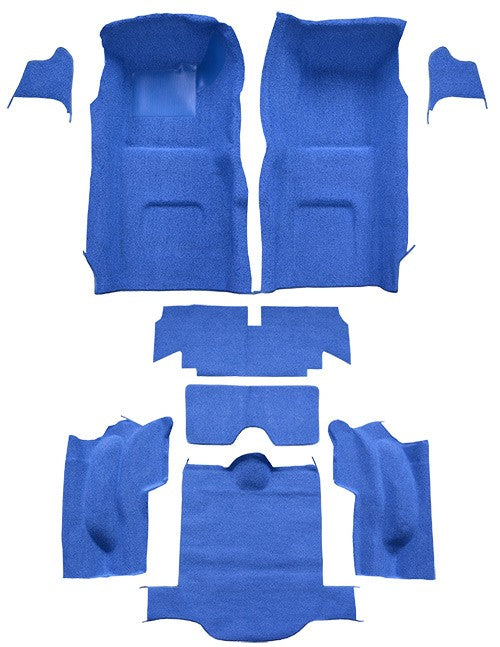 1967 Chevrolet Corvette Coupe Complete No Pad Loop Molded Replacement Carpet Kit - 9-Piece - product details image 2