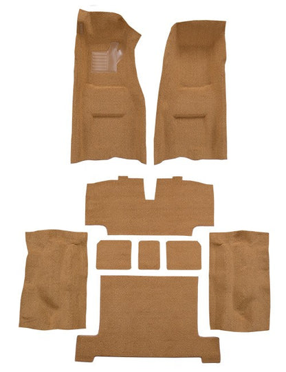 1969 Chevrolet Corvette 4spd Complete with Pad & Toe Pad Loop Molded Replacement Carpet Kit - 9-Piece - product details image