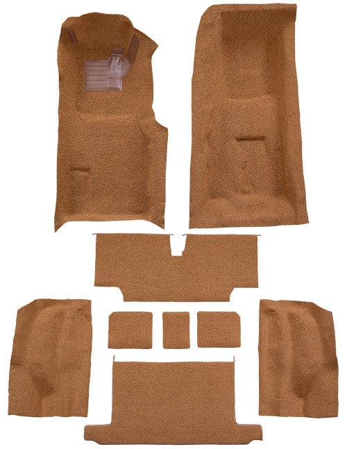 1973-1975 Chevy Corvette Roadster 4spd Complete w/ Pad Loop Molded Replacement Carpet Kit - 9-Piece - product details image 2