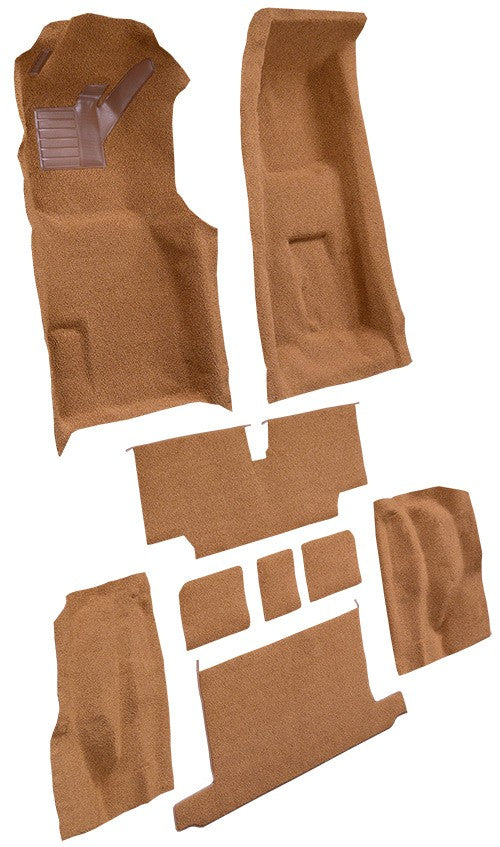 1973-1975 Chevy Corvette Roadster 4spd Complete w/ Pad Loop Molded Replacement Carpet Kit - 9-Piece - product details image 3
