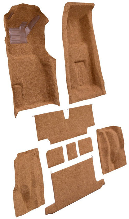 1973-1975 Chevy Corvette Roadster 4spd Complete w/ Pad Loop Molded Replacement Carpet Kit - 9-Piece - product details image 3