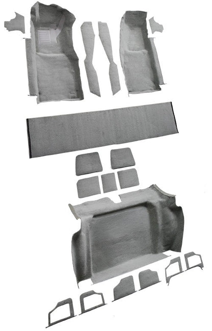 1978-1979 Chevy Corvette Complete w/ 3 Compt Doors Cutpile Molded Replacement Carpet Kit - 19-Piece - product details image 3