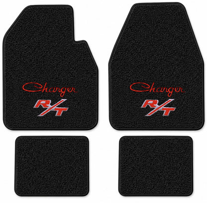 1966-1970 Dodge Charger Auto Loop Floor Mats with Embroidered Logo Choices - 4-Piece - product details image 16