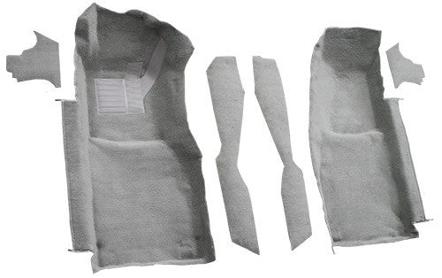 1978-1980 Chevy Corvette Front w/ Console Strips & Kick Cutpile Replacement Carpet Kit - 6-Piece - product details image 3