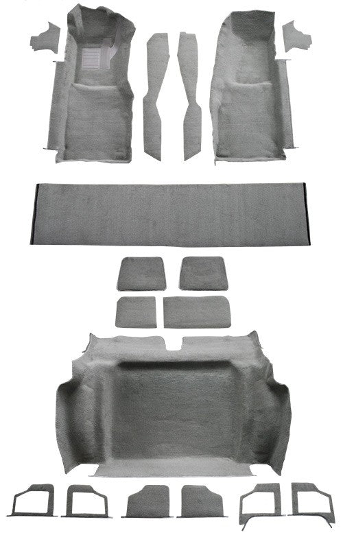 1980 Chevrolet Corvette Complete Cutpile Molded Replacement Carpet Kit - 18-Piece - product details image 2