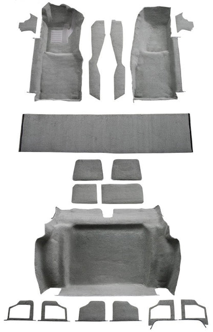 1980 Chevrolet Corvette Complete Cutpile Molded Replacement Carpet Kit - 18-Piece - product details image 2