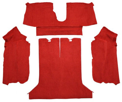 1984-1987 Chevrolet Corvette Coupe Rear with Pad Cutpile Molded Replacement Carpet Kit - 4-Piece - product details image 2