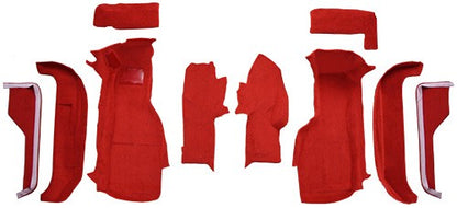 1988-1989 Chevy Corvette Front Set Cutpile Molded Replacement Carpet Kit w/ Mass Backing - 10-Piece - product details image 2