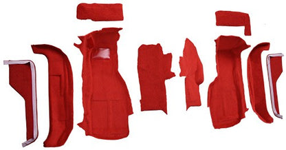 1988-1989 Chevy Corvette Front Set Cutpile Molded Replacement Carpet Kit w/ Mass Backing - 10-Piece - product details image 3