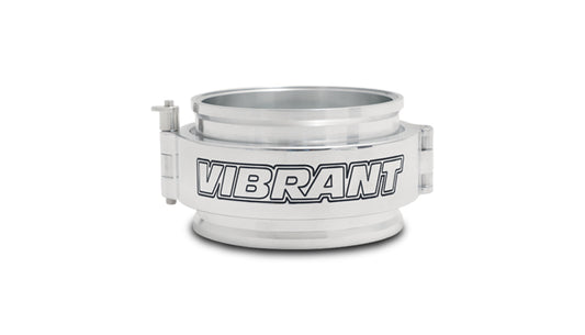 Vibrant Performance 12517P HD Clamp Assembly for 3.5" OD Tubing - Polished Clamp