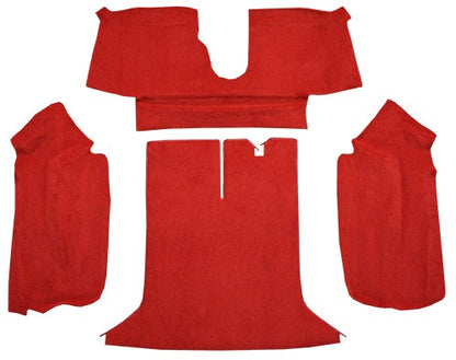 1994-1996 Chevy Corvette Coupe Rear Cutpile Molded Replacement Carpet Kit w/ Mass Backing - 4-Piece - product details image 2