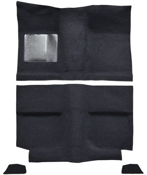 1964 Ford Mustang FB w/o Folddowns w/o Shifter Hole Pass Area Loop Replacement Carpet Kit - 4-Piece - product details image 2