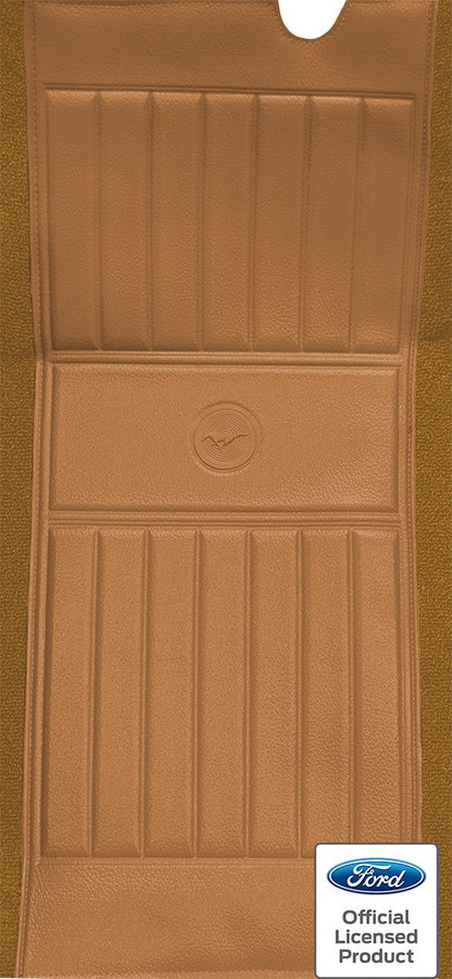 1971-1973 Ford Mustang Mach 1 w/ 2 Med Saddle Pony Ins w/o Nylon Replacement Carpet Kit - 2-Piece - product details image 4