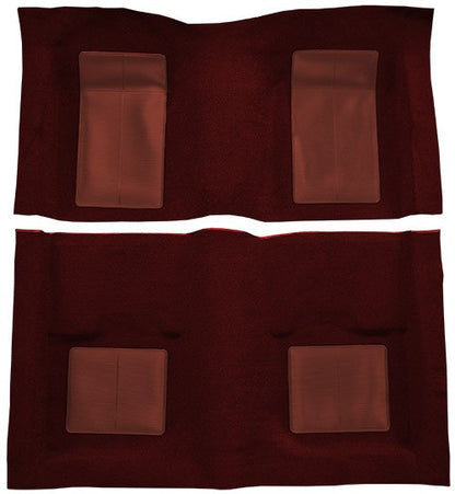 1969 Ford Mustang Mach I w/ 4 Maroon Ins w/o Shift Cut FB Nylon Replacement Carpet Kit - 2-Piece - product details image 2