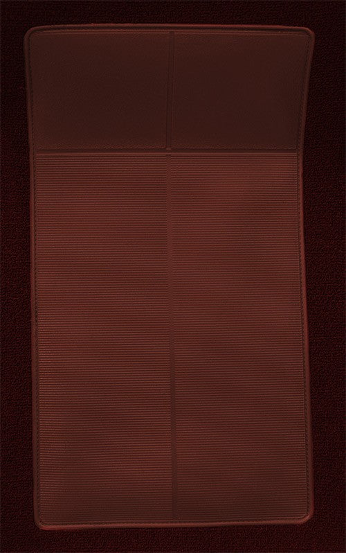1969 Ford Mustang Mach I w/ 4 Maroon Ins w/o Shift Cut FB Nylon Replacement Carpet Kit - 2-Piece - product details image 4