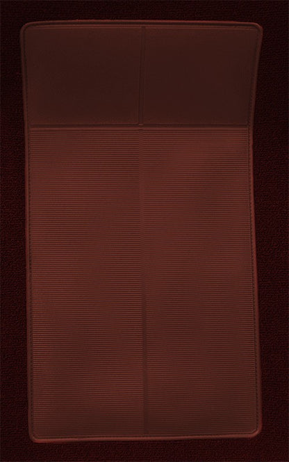 1969 Ford Mustang Mach I w/ 4 Maroon Ins w/o Shift Cut FB Nylon Replacement Carpet Kit - 2-Piece - product details image 4