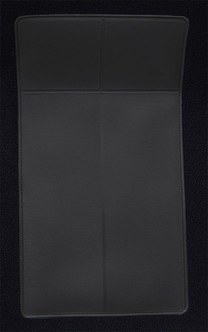 1969 Ford Mustang Mach I w/ 4 Dk Blue Ins w/o Shift Cut FB Nylon Replacement Carpet Kit - 2-Piece - product details image 4