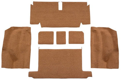 1971-1972 Chevrolet Corvette Roadster Rear with Pad Loop Molded Replacement Carpet Kit - 7-Piece - product details image 2