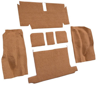 1971-1972 Chevrolet Corvette Roadster Rear with Pad Loop Molded Replacement Carpet Kit - 7-Piece - product details image 3