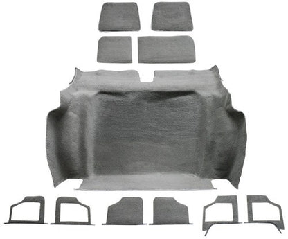 1979 Chevrolet Corvette Rear with 2 Compt Doors Cutpile Molded Replacement Carpet Kit - 11-Piece - product details image 2