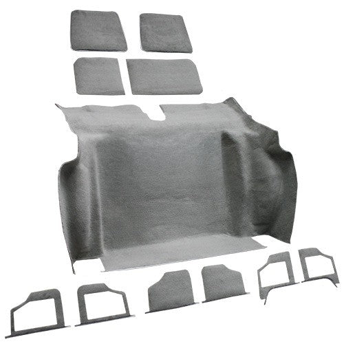 1979 Chevrolet Corvette Rear with 2 Compt Doors Cutpile Molded Replacement Carpet Kit - 11-Piece - product details image 3