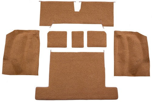 1977 Chevrolet Corvette Rear without Pad Cutpile Molded Replacement Carpet Kit - 7-Piece - product details image 2