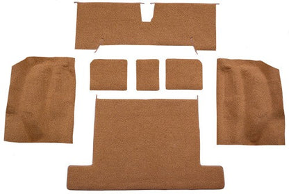 1977 Chevrolet Corvette Rear without Pad Cutpile Molded Replacement Carpet Kit - 7-Piece - product details image 2
