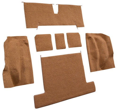 1977 Chevrolet Corvette Rear without Pad Cutpile Molded Replacement Carpet Kit - 7-Piece - product details image 3