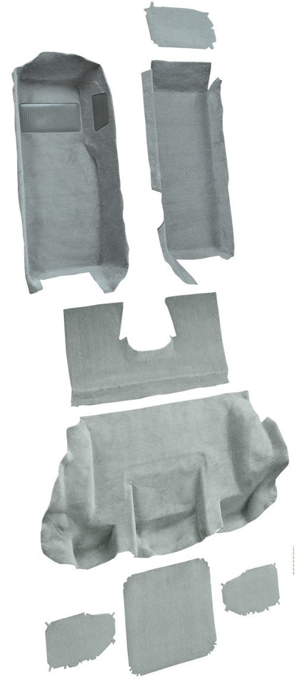 2001-2004 Chevy Corvette Convertible Cutpile Molded Replacement Carpet Kit w/ Mass Backing - 8-Piece - product details image 