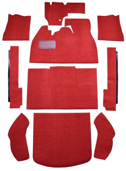 1974-1977 Volkswagen Beetle ACC Cutpile cut-and-sewn carpet - ACC product photo