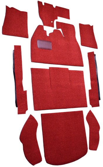 1974-1977 Volkswagen Beetle ACC Cutpile cut-and-sewn carpet - ACC product photo