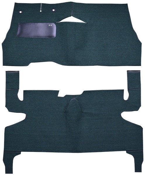 1956 Buick Roadmaster 4DR Hardtop Loop Replacement Carpet Kit - 2-Piece - product details image 2