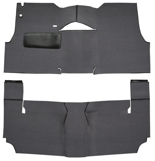1955 Chevrolet Bel Air 2DR Hardtop Bench Seat Loop Replacement Carpet Kit - 2-Piece - product details image 2