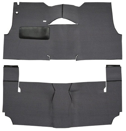 1955 Chevrolet Bel Air 2DR Hardtop Bench Seat Loop Replacement Carpet Kit - 2-Piece - product details image 2