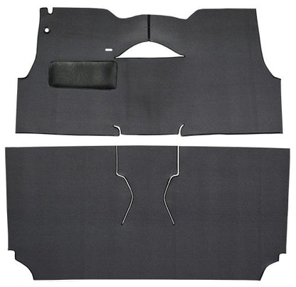 1955 Chevrolet Bel Air 2DR Convertible Bucket Seat Loop Replacement Carpet Kit - 2-Piece - product details image 2