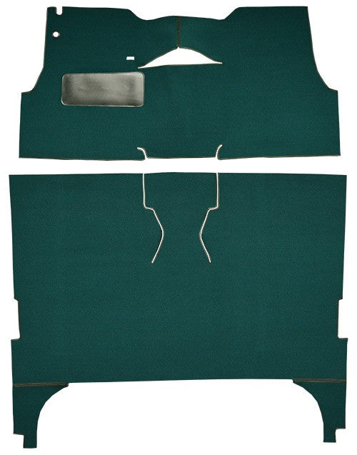 1955 Chevrolet Bel Air 4DR Sedan Bucket Seat Loop Replacement Carpet Kit - 2-Piece - product details image 2