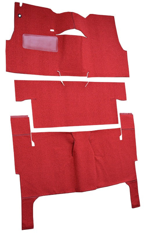 1955 Chevrolet One-Fifty Series 2DR Wagon Bench Seat Pass Area Loop Replacement Carpet Kit - 3-Piece - product details image 