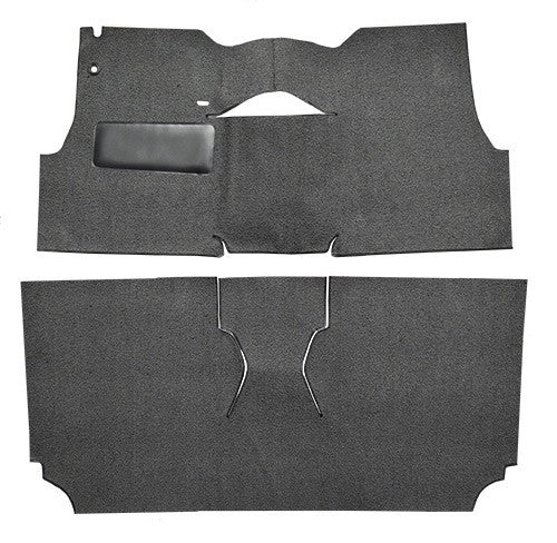 1956 Chevrolet Bel Air 2DR Convertible Bucket Seat Loop Replacement Carpet Kit - 2-Piece - product details image 2