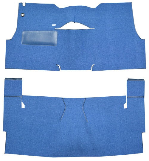 1956 Chevrolet Bel Air 2DR Sedan Bench Seat Loop Replacement Carpet Kit - 2-Piece - product details image 2
