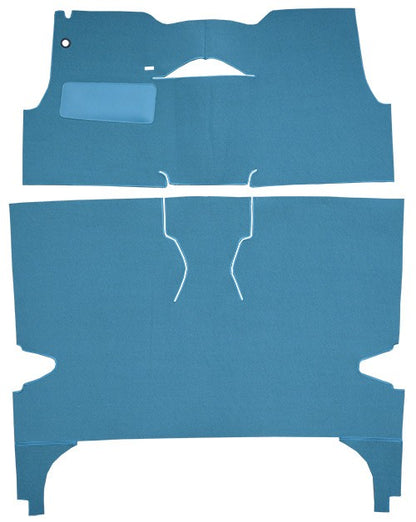 1956 Chevrolet Two-Ten Series 4DR Hardtop Bucket Seat Loop Replacement Carpet Kit - 2-Piece - product details image 2