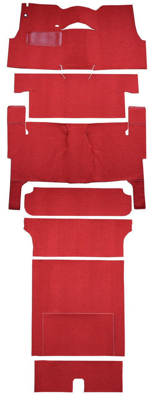 1956 Chevrolet Bel Air Nomad 2DR Wagon Bench Seat Complete Loop Replacement Carpet Kit - 8-Piece - product details image 2