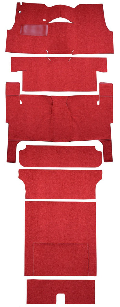 1956 Chevrolet Bel Air Nomad 2DR Wagon Bench Seat Complete Loop Replacement Carpet Kit - 8-Piece - product details image 2