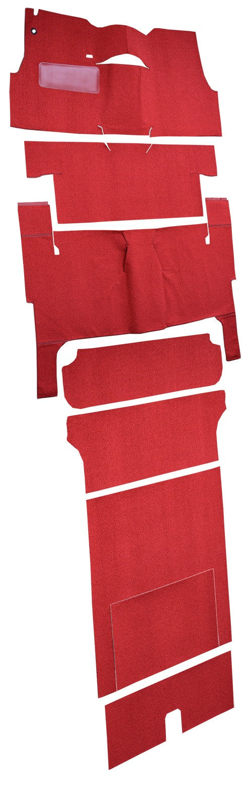 1956 Chevrolet Bel Air Nomad 2DR Wagon Bench Seat Complete Loop Replacement Carpet Kit - 8-Piece - product details image 3