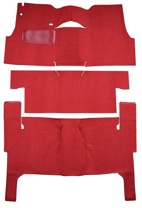 1956 Chevrolet Bel Air Nomad 2DR Wagon Bench Seat Pass Area Loop Replacement Carpet Kit - 3-Piece - product details image 2