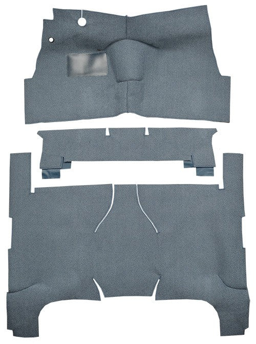 1957-1958 Cadillac DeVille 4DR Sedan Loop Replacement Carpet Kit - 3-Piece - product details image 2
